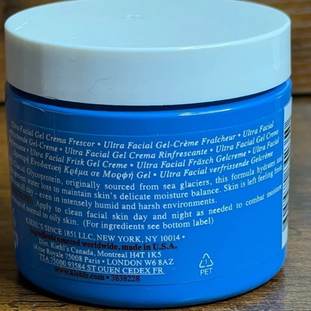 💙 Kiehl’s Ultra Facial Fresh Gel Cream 4.2 oz 125ml | New Sealed | Full Size